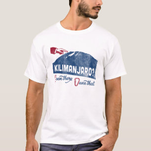 Camiseta T do alpinismo do t-shirt do Mt Kilimanjaro