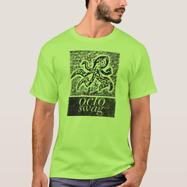 Camiseta T do alto mar de OctoSwag OG (Frente)