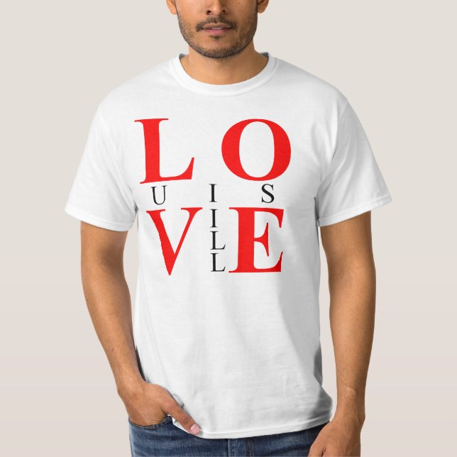 Camiseta T do amor de Louisville (Frente)