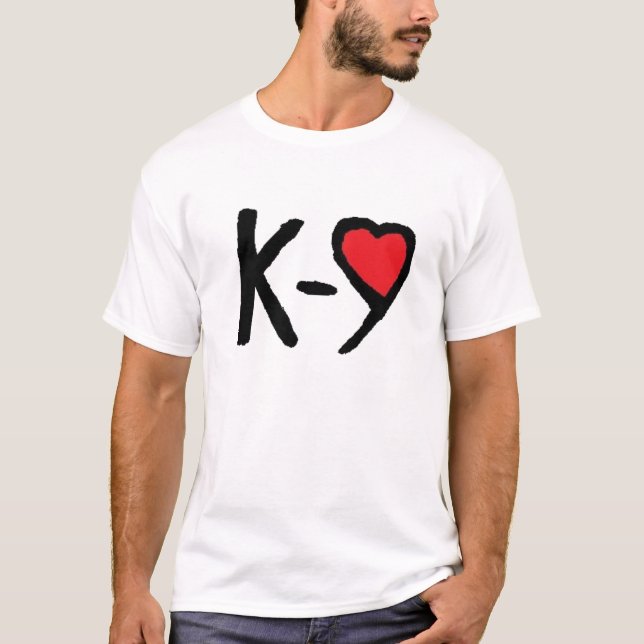 Camiseta T do amor k9 (Frente)
