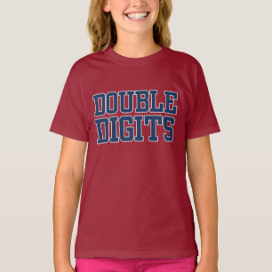 Camiseta T do ANIVERSÁRIO dos dois dígitos #10 do TIME DO