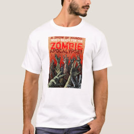 Camiseta T do apocalipse do zombi