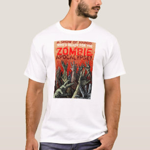 Camiseta T do apocalipse do zombi