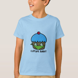 Camiseta T do bandido do cupcake