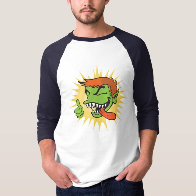 Camiseta T do basebol de Gremmie (Frente)