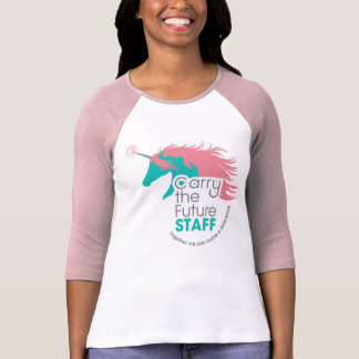 Camiseta T do basebol dos funcionarios do unicórnio das