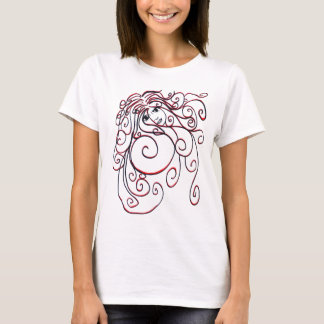 Camiseta T do bebê do redemoinho