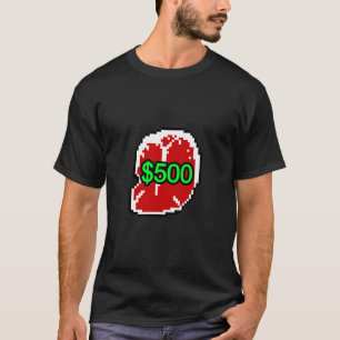 Camiseta T do bife da obscuridade $500