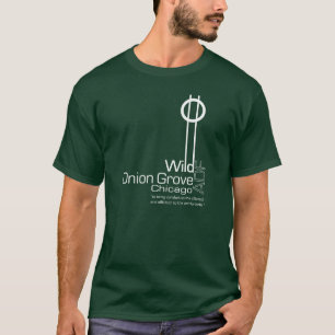 Camiseta T do bosque ADF da cebola selvagem - obscuridade