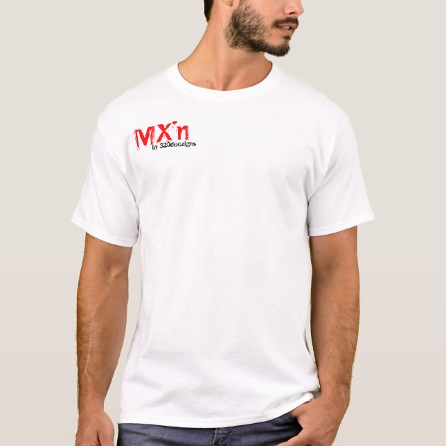 Camiseta T do braap de MX'n no vermelho (Frente)