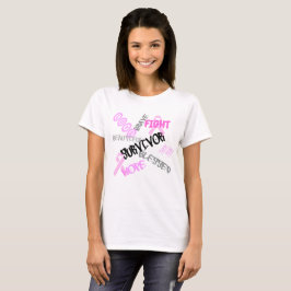 Camiseta T do branco do sobrevivente