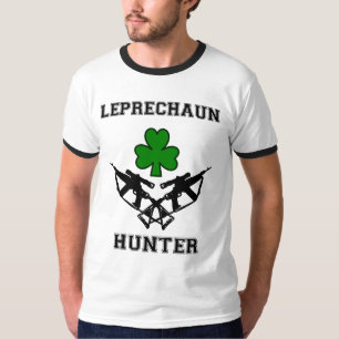 Camiseta T do caçador do Leprechaun