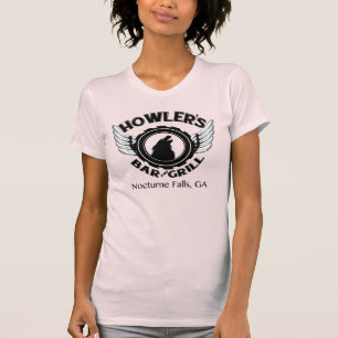 Camiseta T do Camo do Howler no rosa