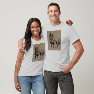Camiseta T do cão selvagem