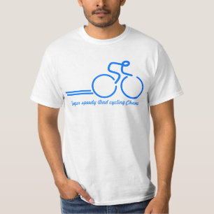 Camiseta T do cavaleiro da bicicleta do pai do campeão do