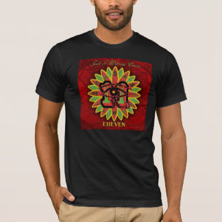 Camiseta T do cobrir do álbum da Jah-EU-Testemunha