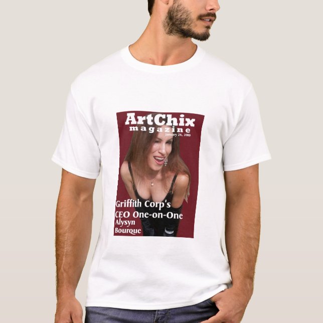 CAMISETA T DO COBRIR DO CEO ARTCHIX DE ALYSYN BOURQUE (Frente)