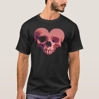 Camiseta T do coração do zombi