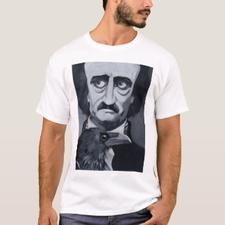 Camiseta T do corvo de Edgar Allan Poe