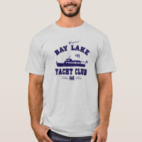 Camiseta T do cruzador Bay Lake Yacht Club