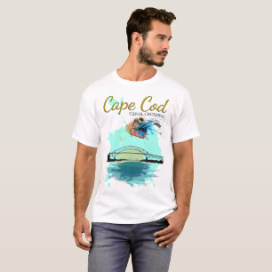 Camiseta T do cruzamento do canal de Cape Cod