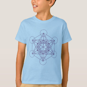 Camiseta T do cubo de Metatron
