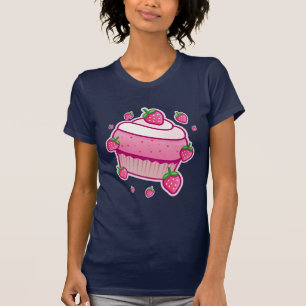 Camiseta T do cupcake da baga