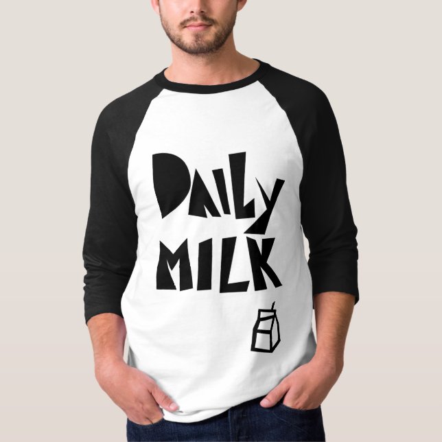 Camiseta T do daily_milk_rock (Frente)