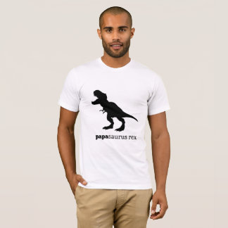 Camiseta T do dinossauro da família do rex do papasaurus