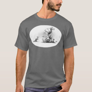 Camiseta T do dinossauro da vaia