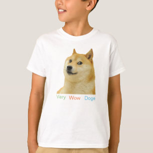 Camiseta T do Doge para miúdos