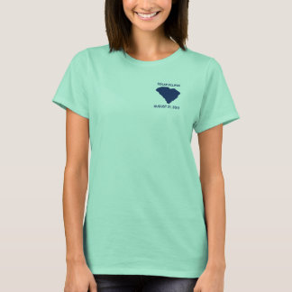 Camiseta T do eclipse solar