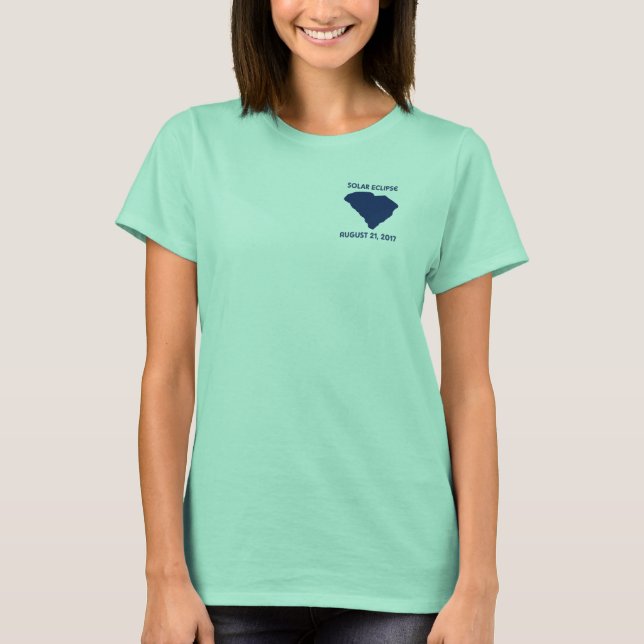 Camiseta T do eclipse solar (Frente)