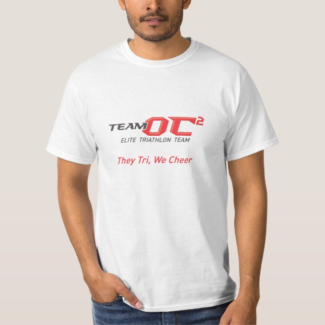 Camiseta T do elogio da equipe OC2 (Frente)