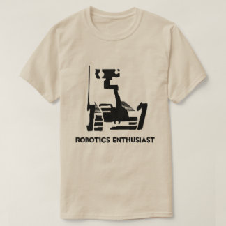 Camiseta T do entusiasta da robótica