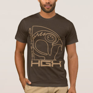 Camiseta T do esboço de HGX Tan