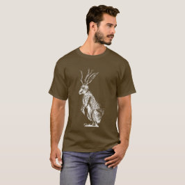 Camiseta T do esboço de Jackalope