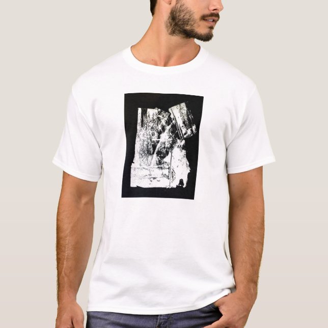 Camiseta T do estêncil do "santuário" dos homens (Frente)