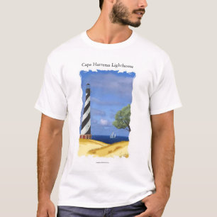 Camiseta T do farol de Hatteras do cabo