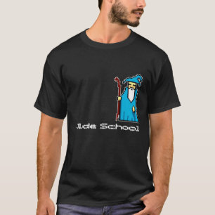 Camiseta T do feiticeiro da escola de Olde de 8 bocados