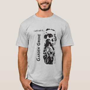 Camiseta T do fundador do bosque do jardim