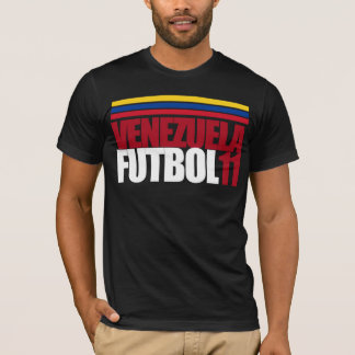 Camiseta T do futebol 11 de Venezuela