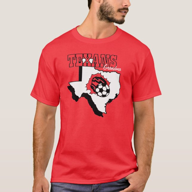 Camiseta T do futebol da mamã dos Texans (Frente)