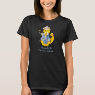 Camiseta T do gato do jogador de golfe