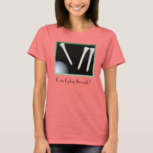 Camiseta T do golfe-amante das mulheres