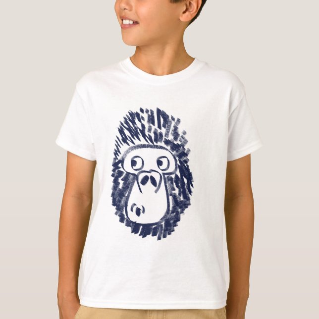 Camiseta T do gorila (Frente)