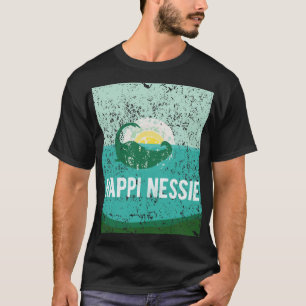 Camiseta T do gráfico de Loch Ness Moster do Happi-Nessie