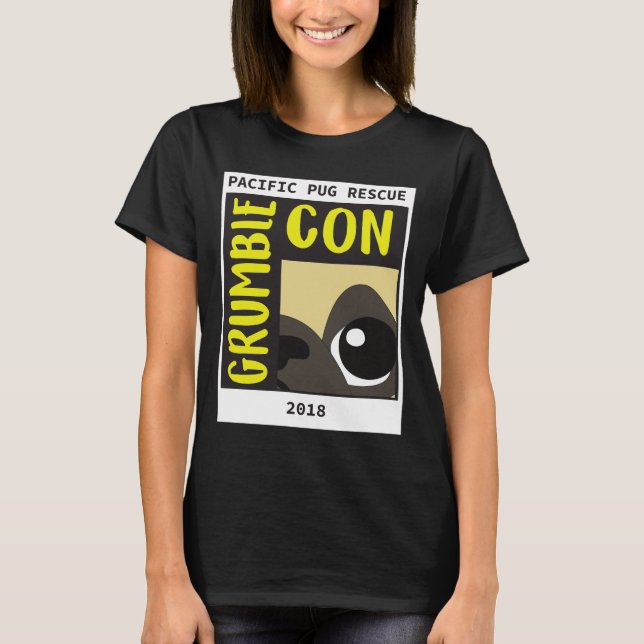 Camiseta T do Grumblecon das mulheres (Frente)