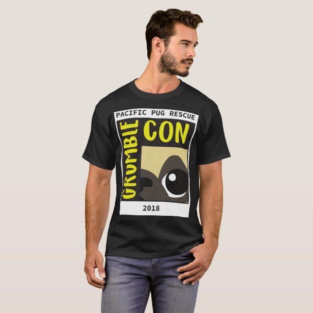 Camiseta T do Grumblecon dos homens (Frente Completa)
