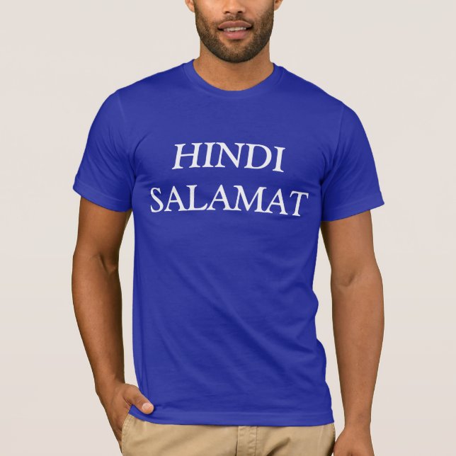CAMISETA T DO HINDI SALAMAT (Frente)